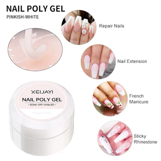 XEIJAYI กาวเจลสำหรับต่อเล็บ UV LED เนื้อเจลเหนียวดีแห้งไวไม่ติดมือ ขนาด 5 g.🌈พร้อมส่งในไทย🌈