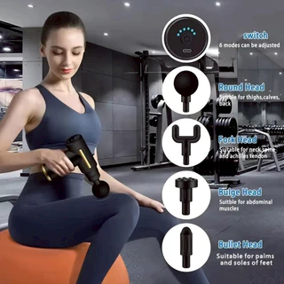 PAE-9048 ปืนนวด เครื่องนวดไฟฟ้า เหมาะสำหรับนวดกล้ามเนื้อ ไหล่ คอ หลัง แขน ขา Mini Massage Gun