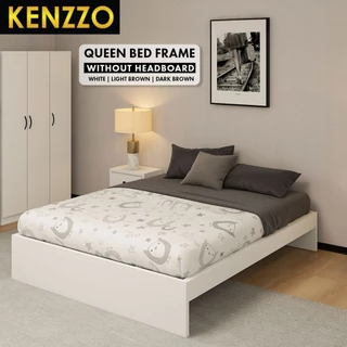 🚚พร้อมส่ง Kenzzo: Snow series เตียงนอน ฐานเตียง แบบมีหัวและไม่มีหัวมีลิ้นชัก ขนาด 5 ฟุต สไตล์มินิมอลคุณภาพดี(Queen size)
