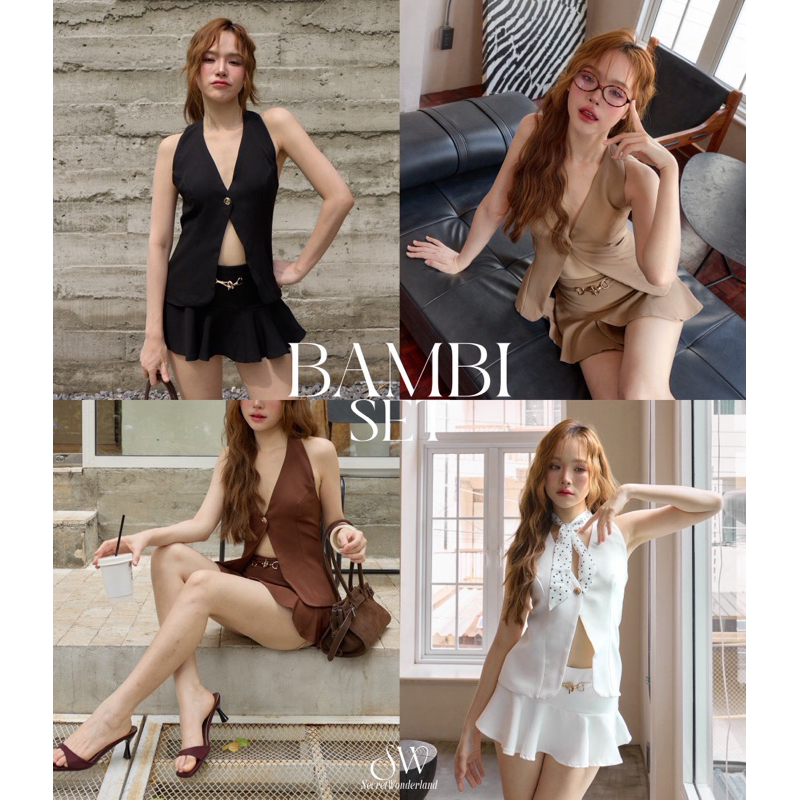 BAMBI SET เช็ทเสื้อกระโปรง