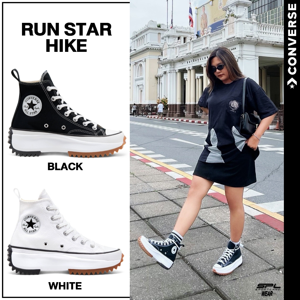[ลด30% เก็บโค้ด 11XTRA30] Converse Collection รองเท้าผ้าใบ รองเท้าลำลอง UX Run Star Hike HI 166799CHOWW / 166800CHOBK
