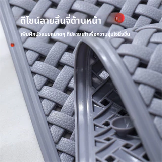 🔥แผ่นกันลื่นห้องน้ำ พรมกันลื่น วัสดุ PVC พร้อมถ้วยดูด ระบายน้ำได้เร็วไม่สะสมน้ำ นวดเท้า ทำความสะอาดง่าย