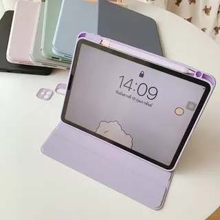 Air7 พร้อมส่ง🇹🇭 เคสหมุนได้ 360°เคสสำหรับ air4//5/610.9 gen7gen8gen9 gen10/11 A16 หลังใสกริ้งงง ใส่ปากกาด้านขวา pro11