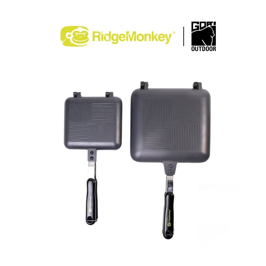 RidgeMonkey The Classic Deep Fill Sandwich Toaster with Utensils