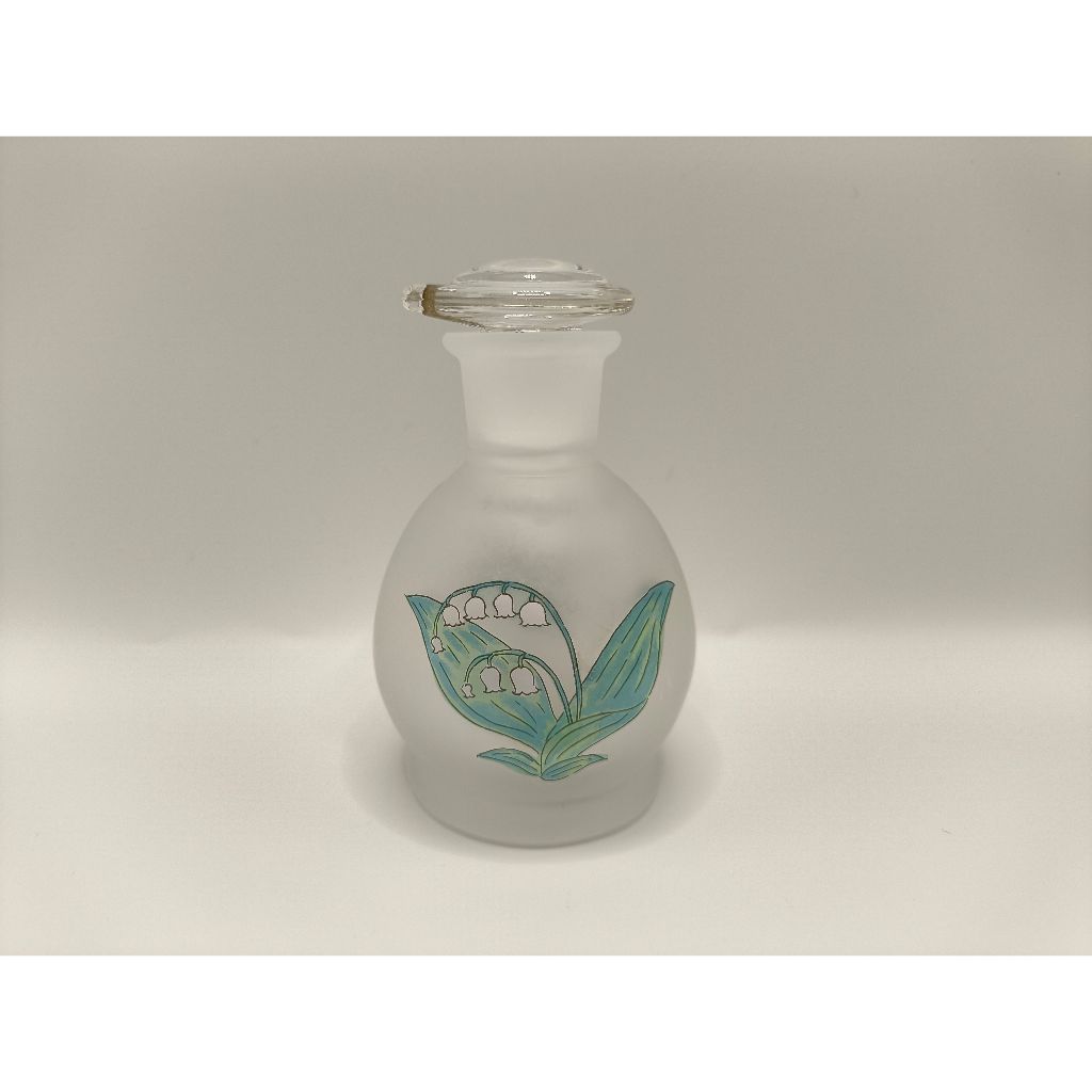 Kitaichi Glass Original Lilly Of The Valley Soy Sauce Jug สภาพใหม่