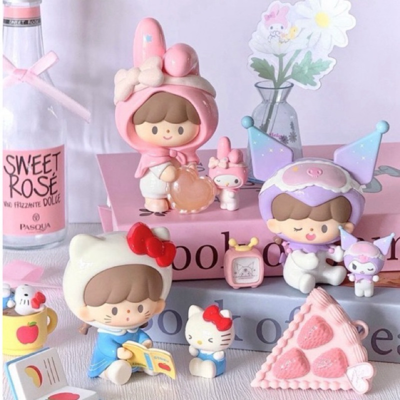 Zzoton x Sanrio Bedtime (พร้อมส่ง เช็คการ์ด) โซตอน ซาริโอ้ ฟิกเกอร์⭐️ของแท้
