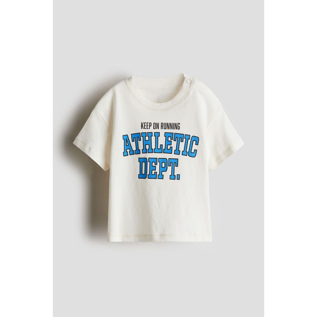 H&M(เอชแอนด์เอ็ม) เสื้อยืดคอตตอนพิมพ์ลาย เด็กอ่อน 1268566_3