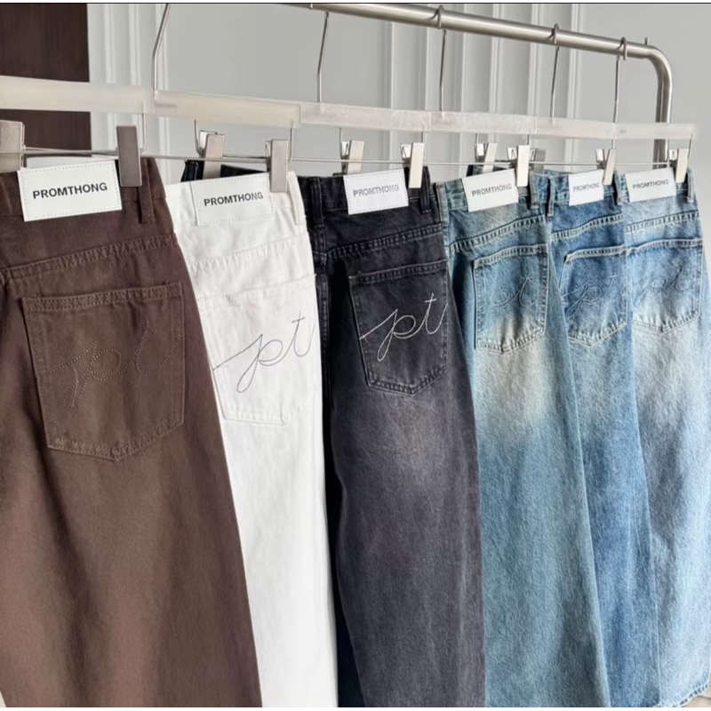ส่งต่อยีนส์ promthong รุ่น PTJ30182 size M สีขาว