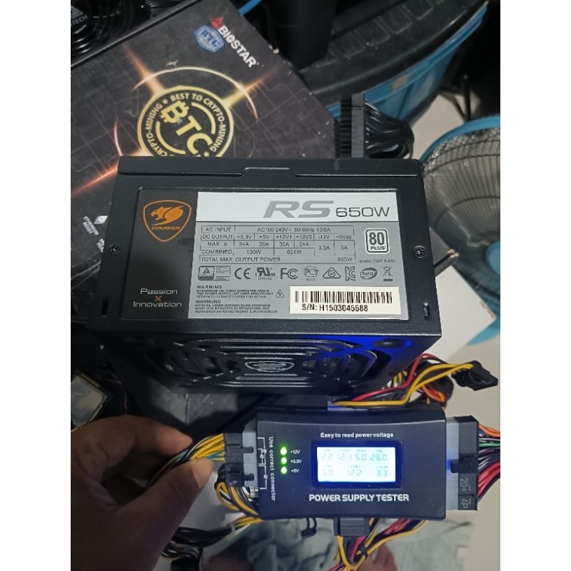 PSU COUGAR RS 650W 80+ (มือสอง)