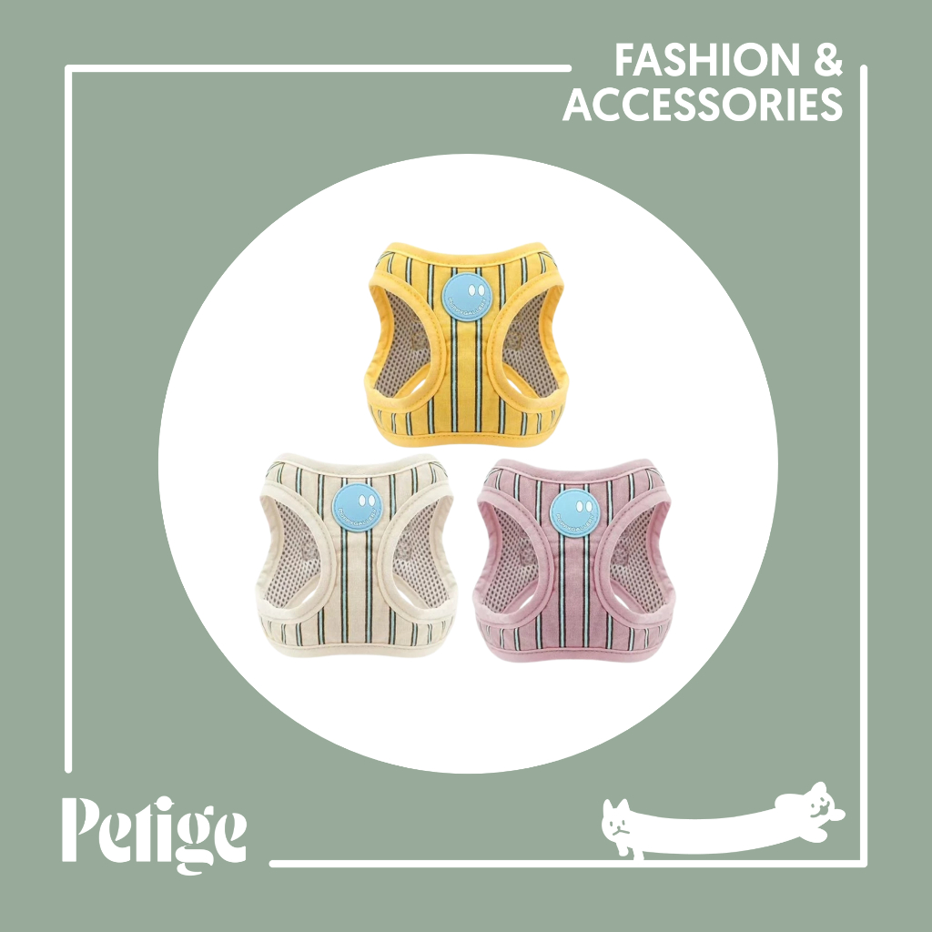 Puppy Gallery Stripe Daisy Harness เสื้อรัดอกสำหรับสุนัข