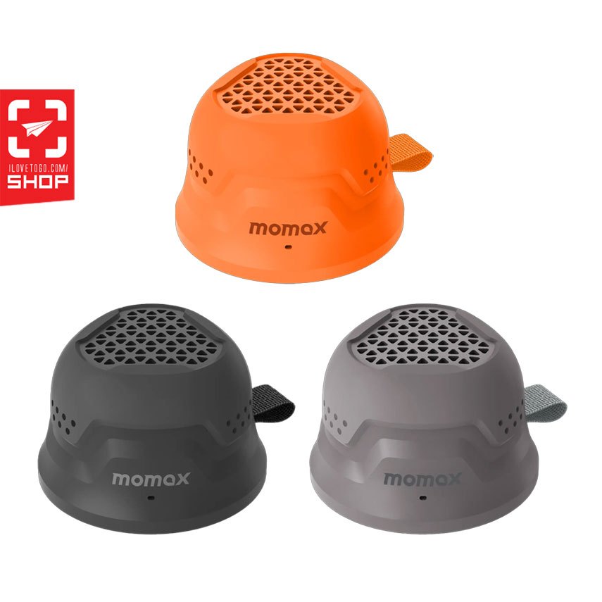 ลำโพง Momax - 1-Vibe Go Rugged Magnetic Portable True Wireless Speaker
