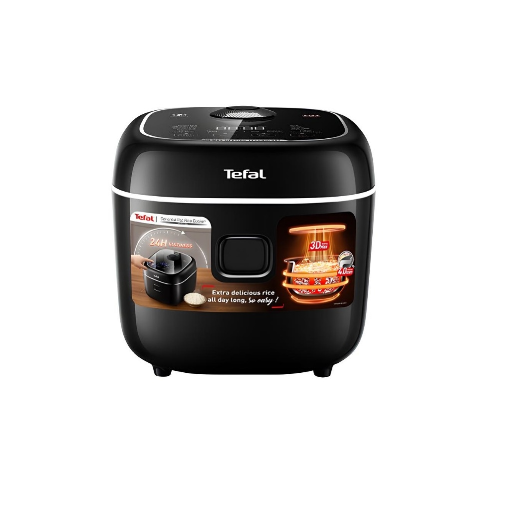 TEFAL หม้อหุงข้าว  DELIRICE MAX 1.8L RICE COOKER   ขนาด 1.8 ลิตร รุ่น RK7778T0 สีดำ รับประกัน 2 ปี