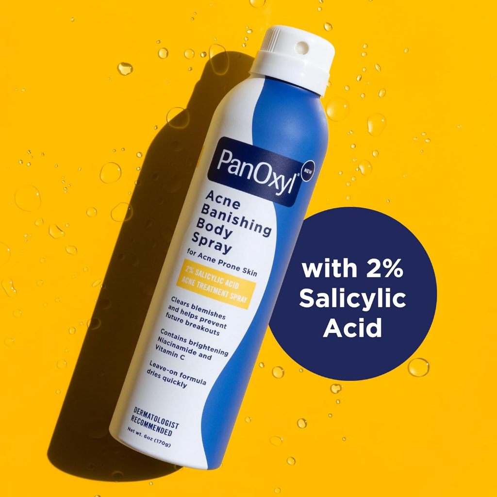 [ของแท้ 100%] PANOXYL ACNE BANISHING BODY SPRAY FOR ACNE PRONE SKIN 2% SALICYLIC ACID 6 oz (170 g)
