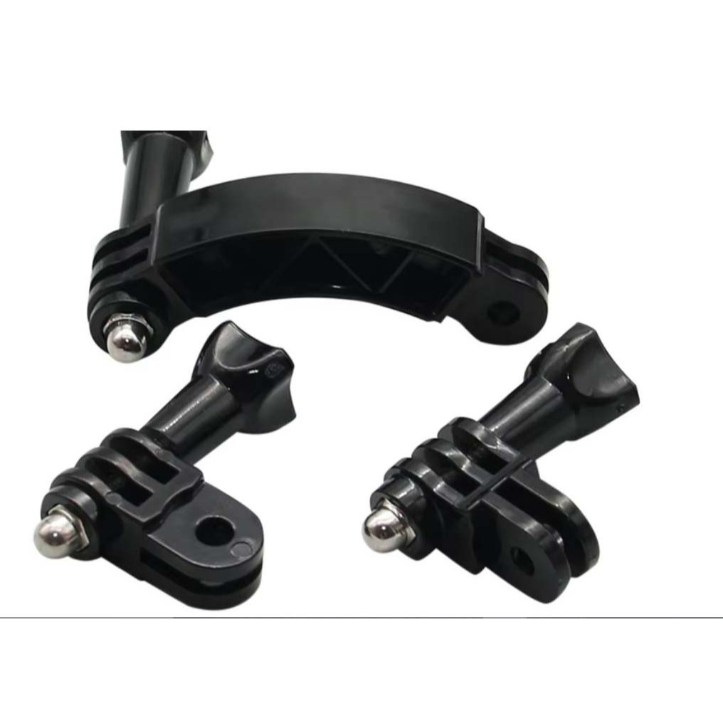 หมวกกันน็อคโค้งขยายแขนโรตารีการเชื่อมต่อสกรูโซ่สําหรับ GoPro SJCAM Akaso DJI Action อุปกรณ์เสริม