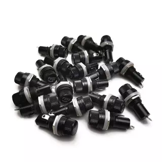 WIREMAN กระบอกฟิวส์แก้ว 20 มม. 30 มม. Fuse Holder แบบหมุนเกลียว ฝาขันน็อต สำหรับฟิวส์หลอดแก้ว งานซ่อมไฟฟ้า DIY