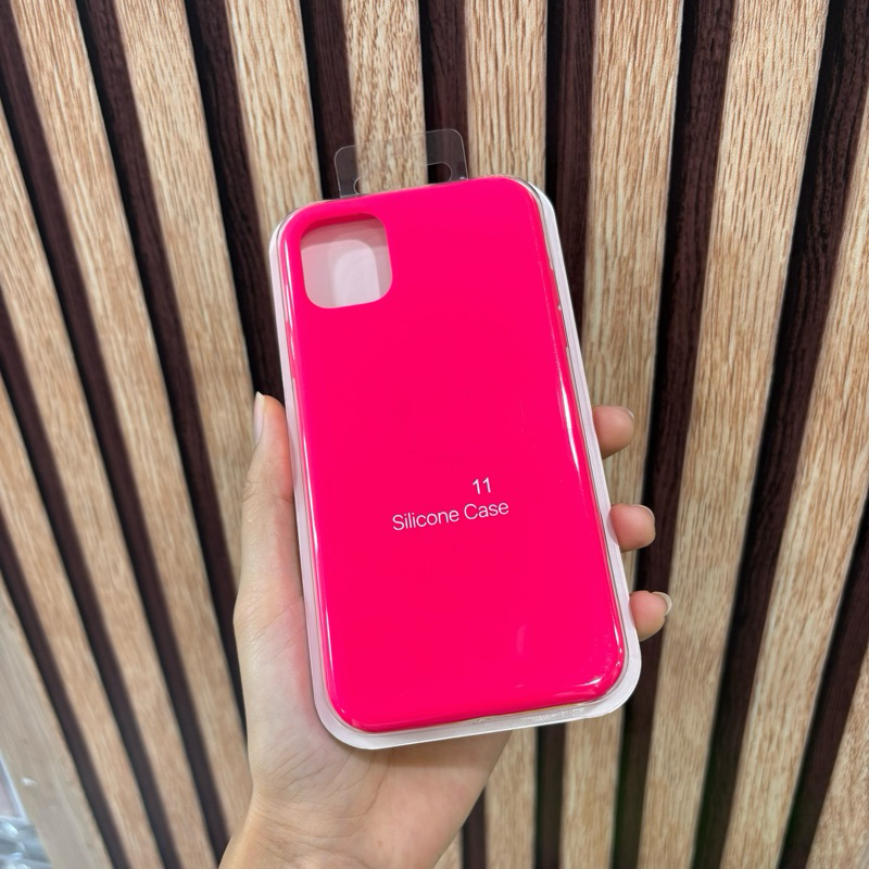 พร้อมส่งในไทย Caseไอโฟน 11  13กำมะหยี่โลโก้  เนื้อซิลิโคน สีพื้น สำหรับรุ่นไอโฟน 11 13 สินค้าพร้อมส่ง