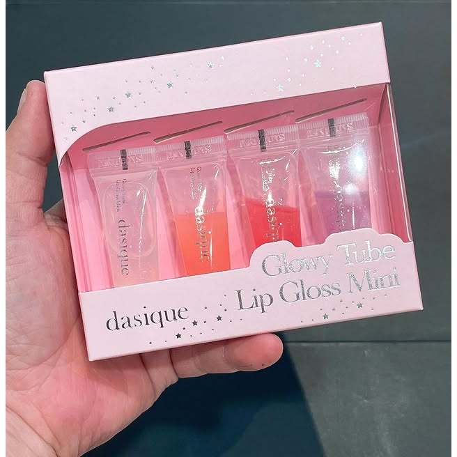 (พร้อมส่ง/ของแท้) Dasique Glowy Tube Lip Gloss Mini (มี4สี/ขายแยกชิ้น)