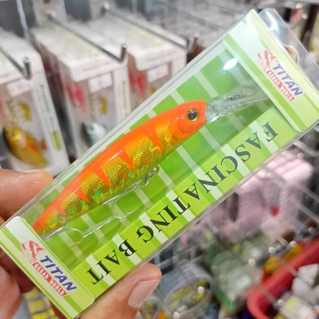 เหยื่อปลอม Titan YC3516 90mm. 12.5g. (สีพิเศษ) ตีเหยื่อปลอมก็เด็ด งานคลอง ชายฝั่ง ปากอ่าว ตีกระพง กุเรา ซากเหลือง เก๋า - รูปที่ 4