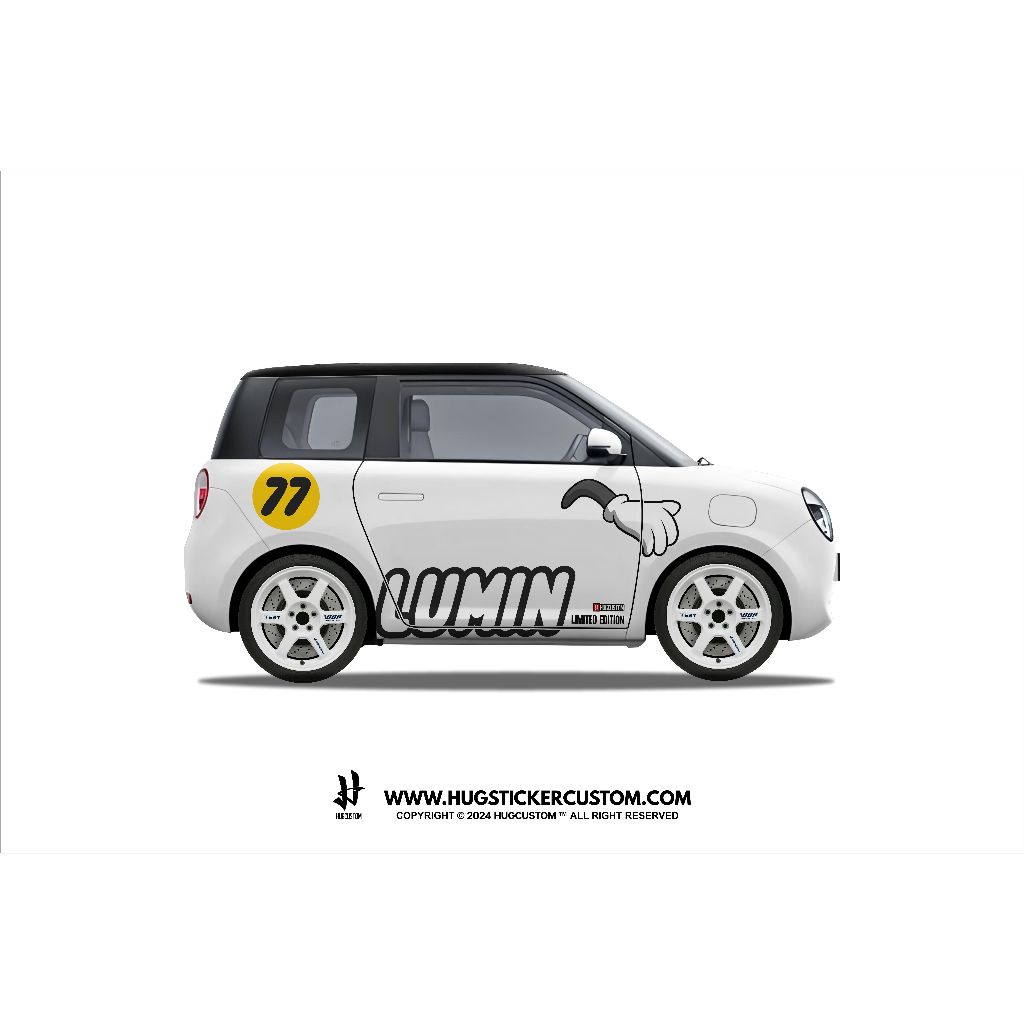 Hugsticker Changan Lumin สติ๊กเกอร์ติดรถ สติ๊กเกอร์รถลูมิน Concept 3