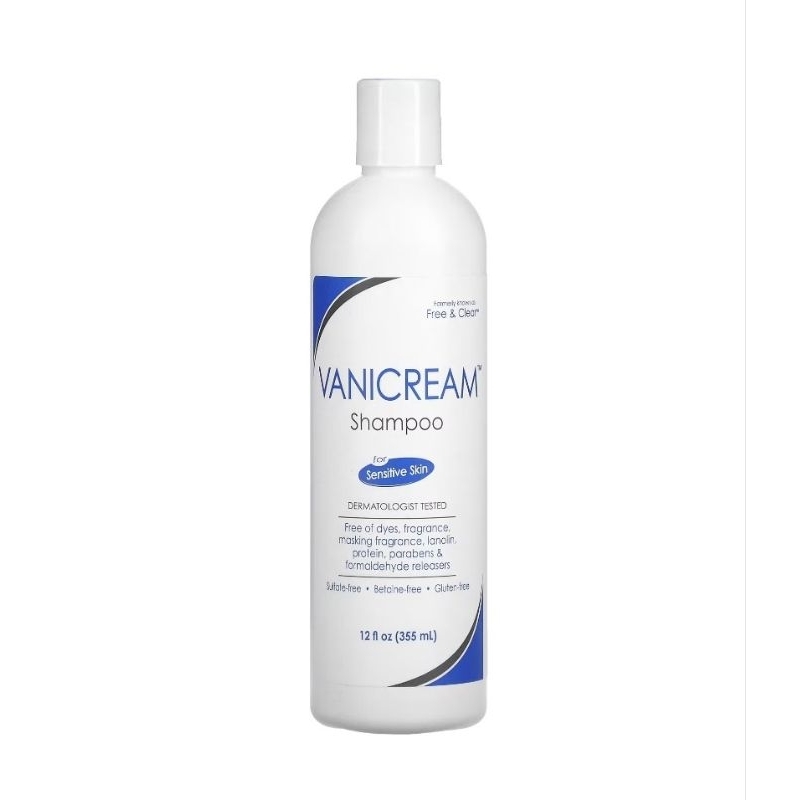 exp 01/2029 แชมพูสำหรับผิวบอบบางแพ้ง่าย Vanicream Shampoo For Sensitive Skin
