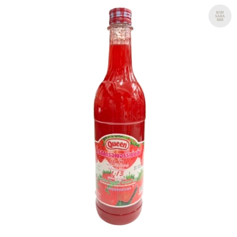 ควีน น้ำสตรอว์เบอร์รี่ 730ml 401350