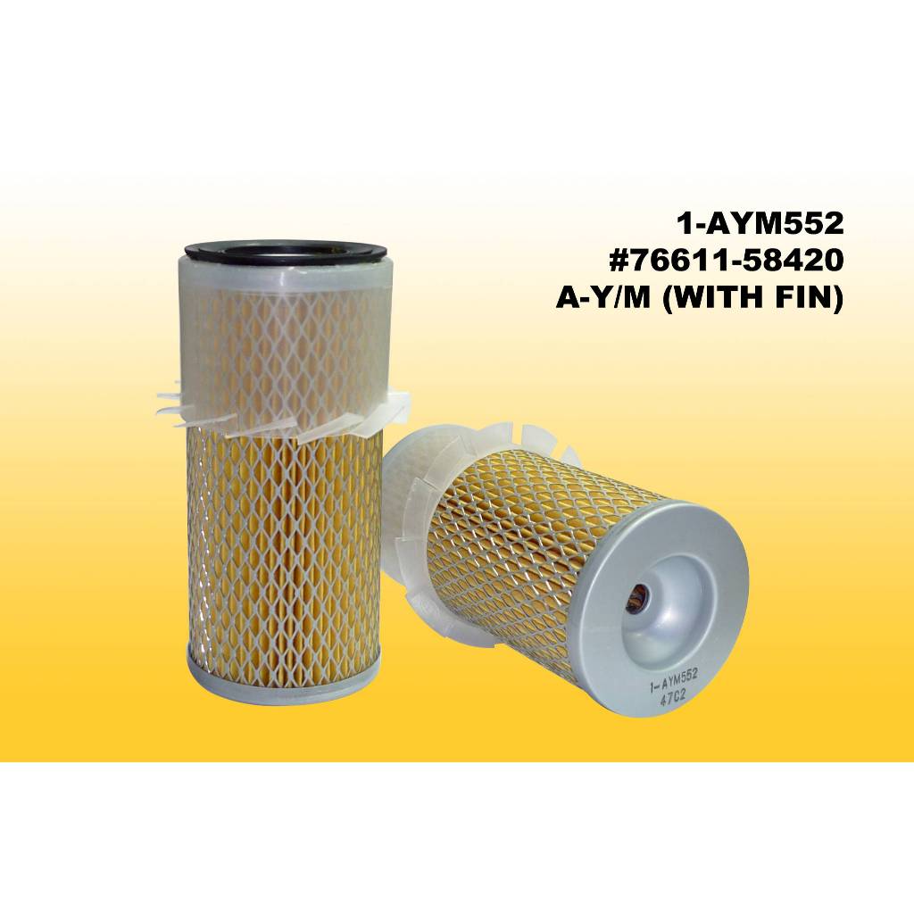 FULL กรองอากาศ ใช้สำหรับ YANMAR , KUBOTA L2001 (ใบพัด) [ 1-AYM552 ]