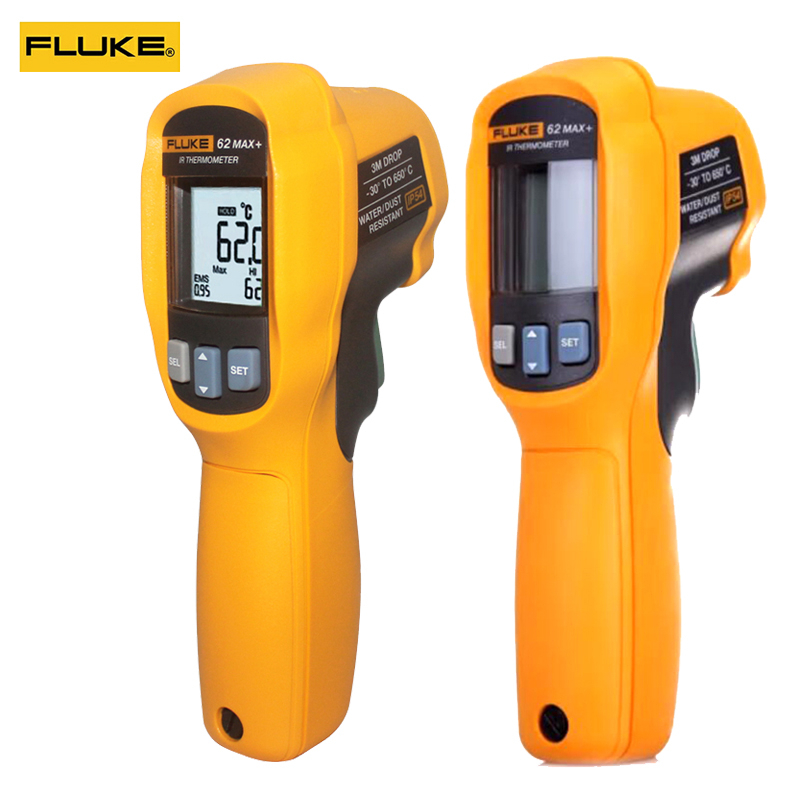 【พร้อมส่ง】Fluke 62MAX /62MAX+/59E Industrial Thermometer เครื่องวัดอุณหภูมิปืนอินฟราเรด IR เลเซอร์ดิจิตอลสำหรับอุตสาหกรร