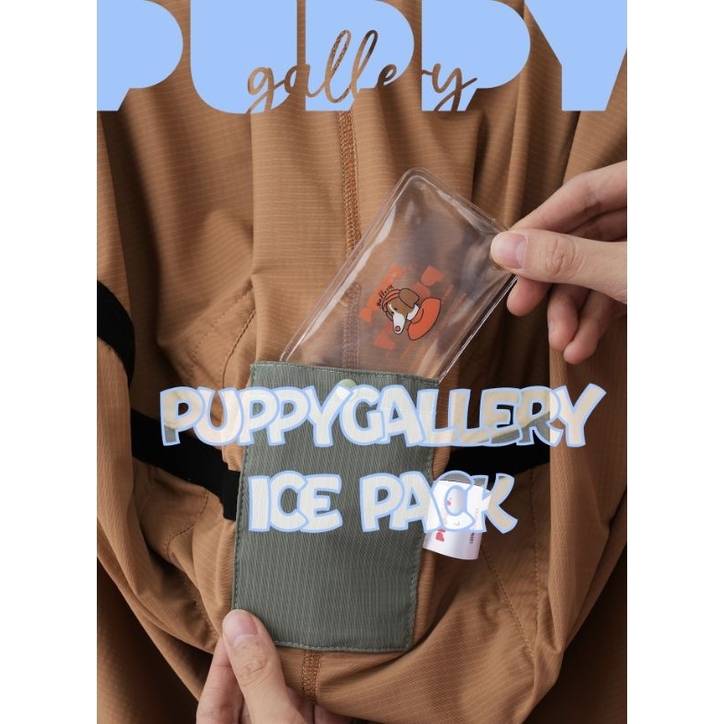 ไอซ์แพ็ค Puppy Gallery Icy pack เจลเย็น สำหรับสัตว์เลี้ยง ขนาดพกพา