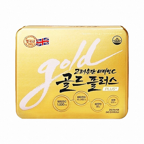 [สินค้าของแท้100% พร้อมส่ง] Korea Eundan  Vitamin C Gold Plus 120tablets (กล่องเหล็ก)