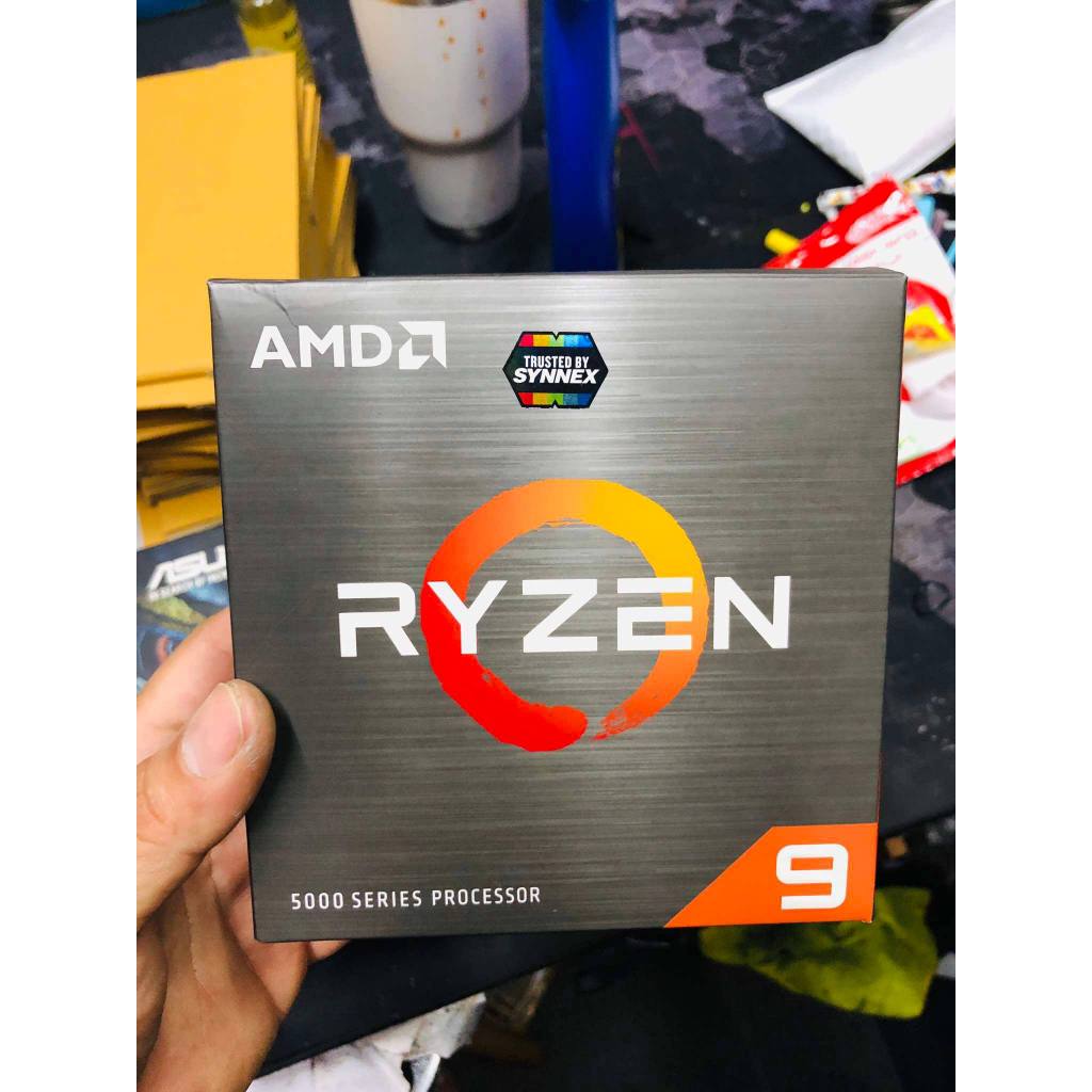 CPU  AMD AM4 RYZEN 9 5900X (4.80GHz) 12C/24T R9 5900X+prism wart fan มีกล่อง ฟรีชิลิโคน ประกันร้าน