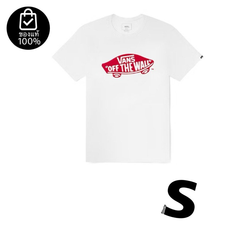 เสื้อยืดVANS OTW T-SHIRT WHITE RED สินค้ามีประกันแท้