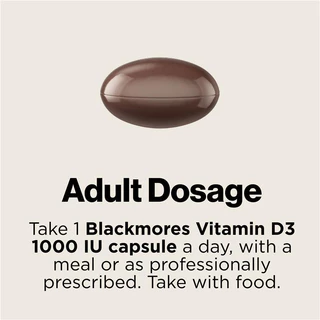Blackmores Vitamin D3 1000IU 200 Capsules