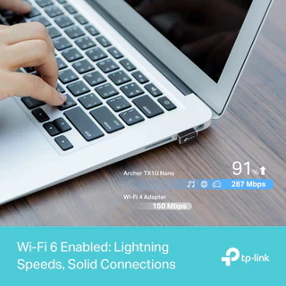 TP-Link Archer TX1U Nano อแด็ปเตอร์ยูเอสบีไวไฟ 6 AX300 Nano Wi-Fi 6 Wireless USB Adapter รับประกัน Limited Lifetime