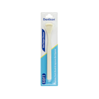 Denticon Dual Tongue Cleaner เดนติคอน อุปกรณ์ทำความสะอาดลิ้น ดูอัล