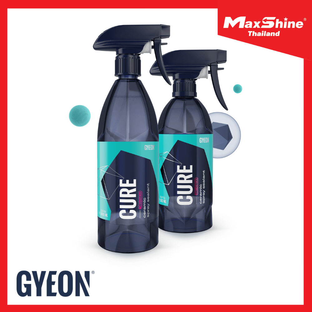 GYEON Q²M CURE สเปรย์เคลือบเงา มีส่วนผสมของ SiO2 สำหรับบำรุงผิวเคลือบเซรามิก