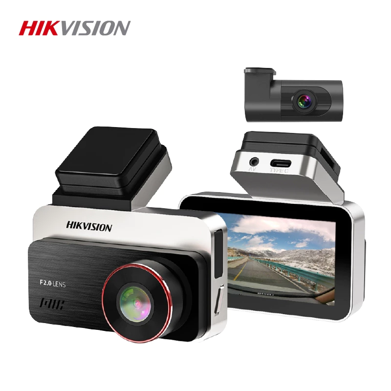 HIKVISION C200S Dash Cam Car Camera กล้องติดรถยนต์หน้า+หลัง 1080P Full HD+1080P HDR +Wi-Fi ในตัว หน้าจอ 3 นิ้ว thumbnail 3