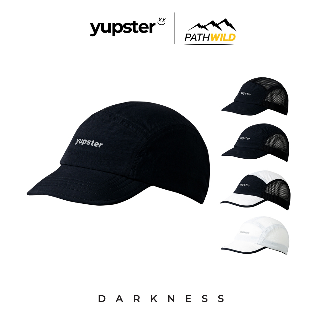 YUPSTER Darkness 24 collection Duckbill Cap & Bucket หมวกปีก ทรงบัคเก็ต หมวกแก๊ป น้ำหนักเบา ตาข่ายข้าง ระบายอากาศดี