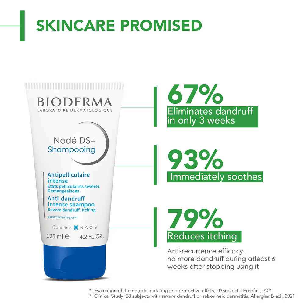 Bioderma shampoo แชมพูโรคผิวหนังอักเสบชนิดเซบอร์เรีย แชมพูสำหรับหนังศีรษะบอบบาง แพ้ง่าย คัน 125ml ราคา ถูกที่สุด ดีลบีเคเค แกลเลอรีภาพที่ 5