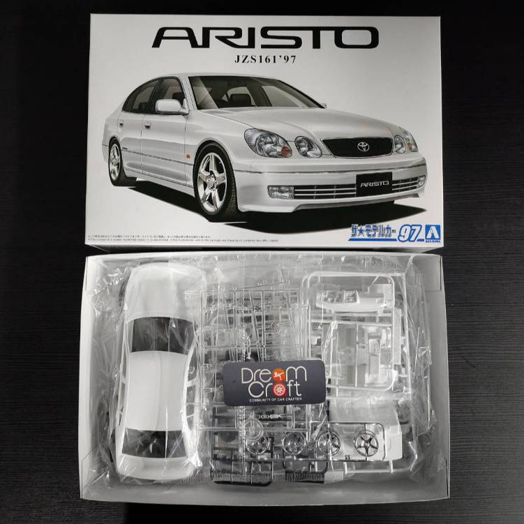 AOSHIMA MC097 1/24 JZS161 ARISTO V300 Vertex Edition (โมเดลรถยนต์ Model DreamCraft)