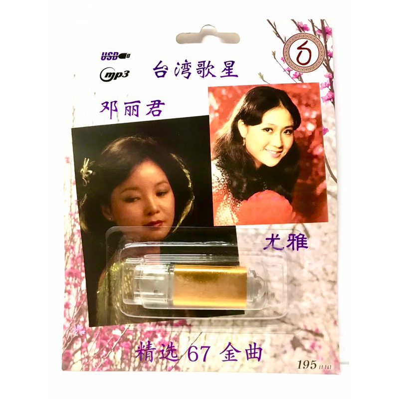 (รวมนักร้องสองสาวเสียงเพราะ) สุดคุ้มเสียบฟังได้เลย USB แฟลชไดร์ฟ 67 เพลงจีนยอดนิยม