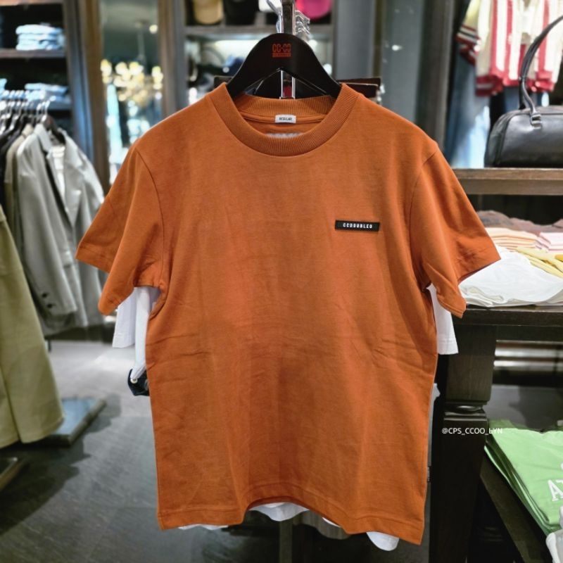 🛍 เสื้อยืดเบสิค CC DOUBLE O ผู้ชาย คอลใหม่ล่าสุด ของแท้💯% จัดส่งพร้อมถุงShop