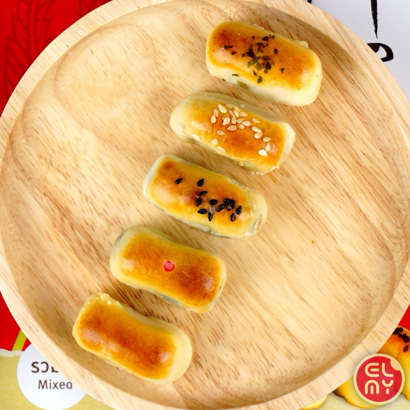 [ส่งปกติ1-3วัน] ขนมเปี๊ยะนมสด กล่องละ 40 ชิ้น เอสเบเกอรี่ หมู่บ้านเศรษฐกิจ - รูปที่ 2