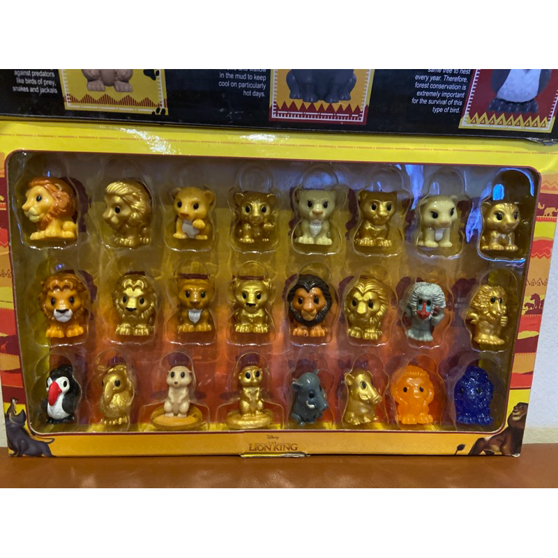 Ooshies Lion King ครบเซ็ต 24ตัว [Woolworths] Completed 24 pcs.