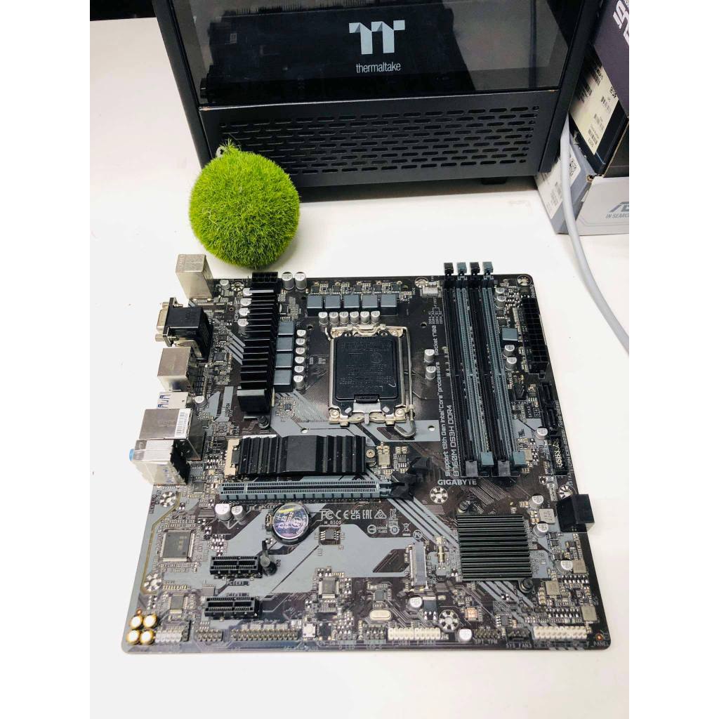 MAINBOARD GIGABYTE B760M DS3H DDR4 (REV. 1.0) (M-ATX) ไม่มีกล่อง ไม่มีฝาหลัง มีประกัน  ราคาประหยัด