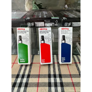 หมึกรอตติ้ง ของแท้ Rotring Germany 1928 / Isomars บรรจุ 23ml. และ แบบหลอด ไอโซกราฟ แพค 3/5 หลอด รอตตริ้ง รอตริง US