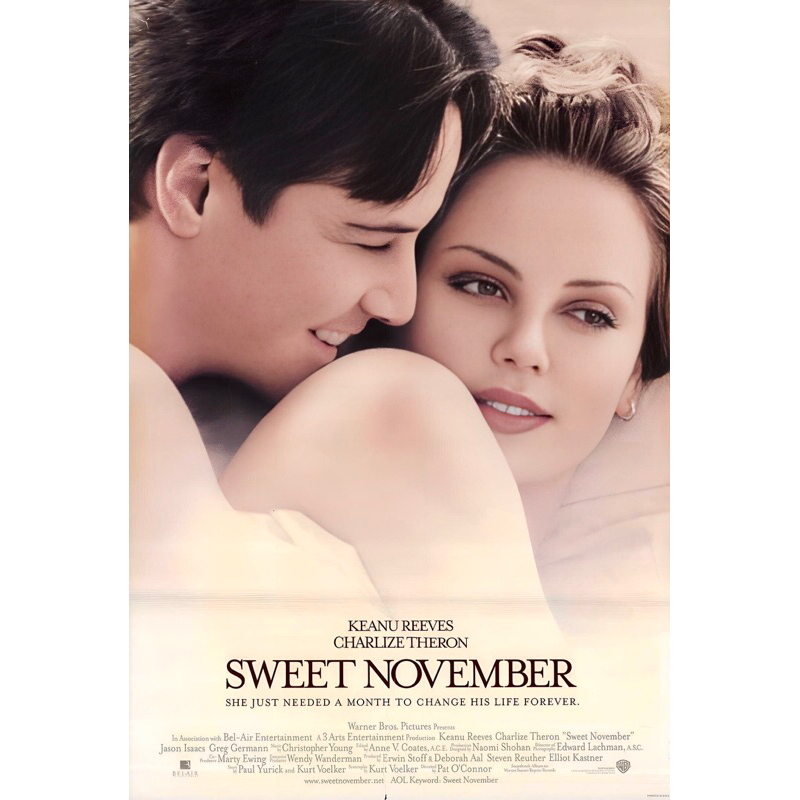 โปสเตอร์ หนังฝรั่ง Sweet November ขอสะกดใจเธอชั่วนิรันดร์ 11.5 X 16.5 นิ้ว (A3)