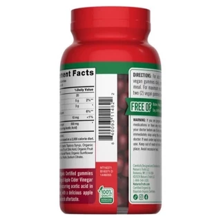 Nature’s Truth Organic Apple Cider Vinegar 500 mg. Gummies 🍎 (120กัมมี่) กัมมี่แอปเปิ้ลไซเดอร์