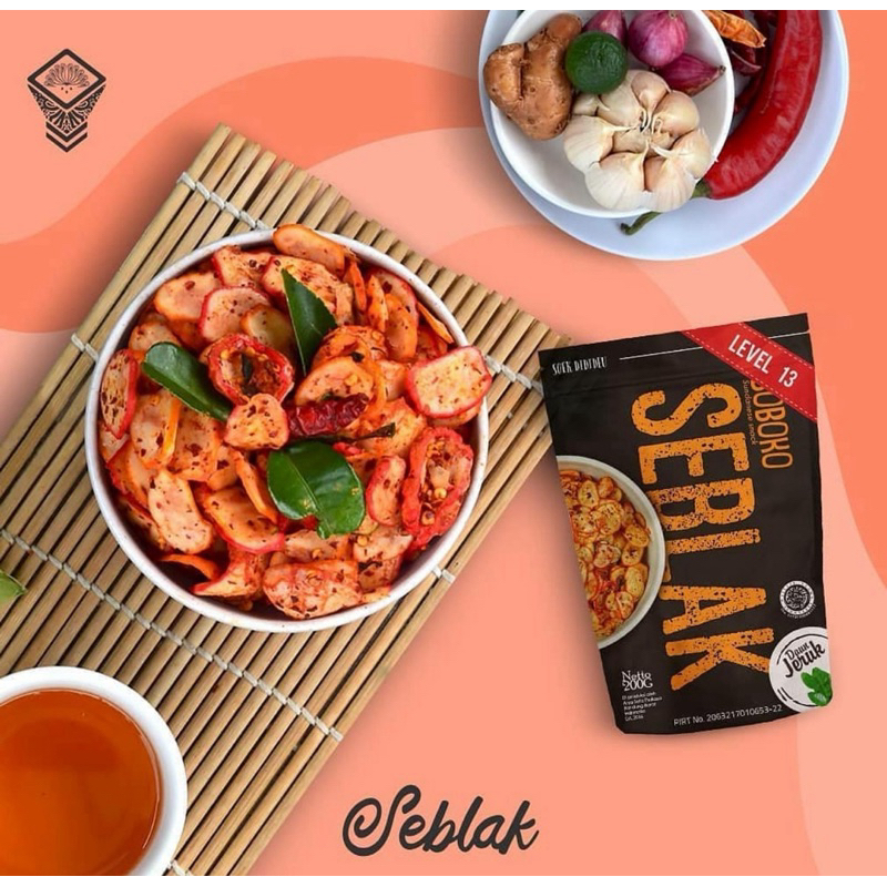 Indonesia Seblak Kering Daun Jeruk Pedas Spicy Boboko Snacks