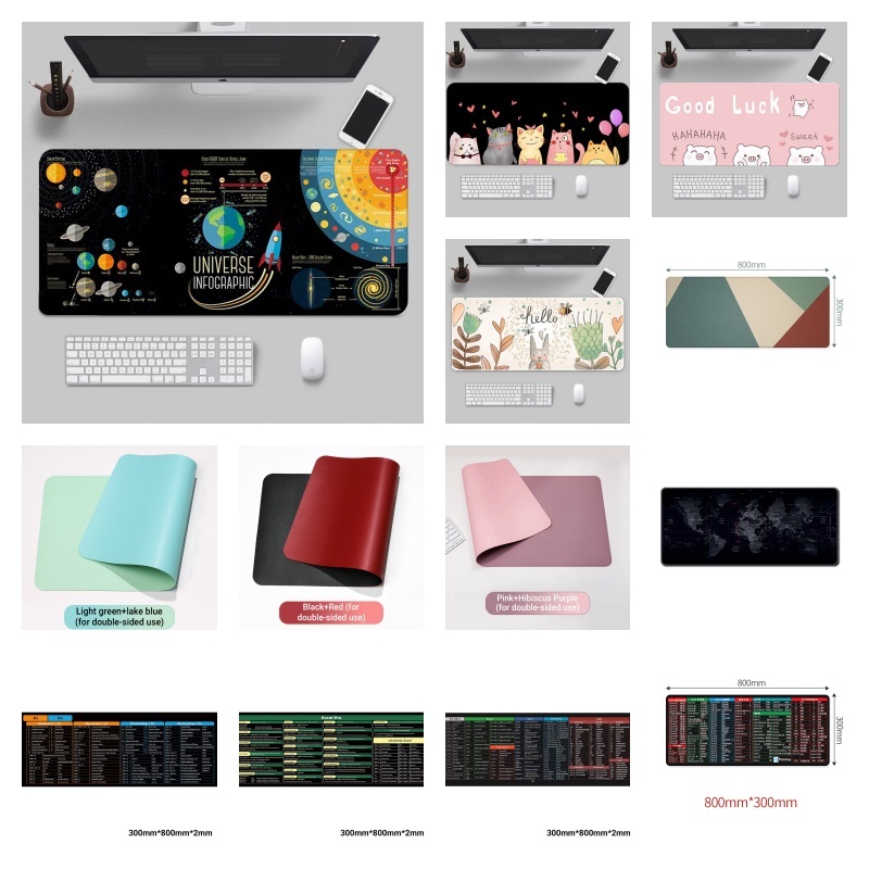แผ่นรองเมาส์ คีย์ลัดไทย ขนาดใหญ่ 80X30 cm และลายอื่นๆ เยอะ เยอะ เกมส์มิ่ง Gaming MousePad