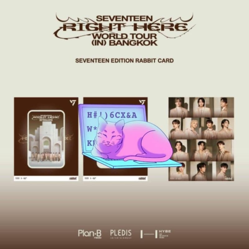 บัตรRabbit Card ลาย Seventeen